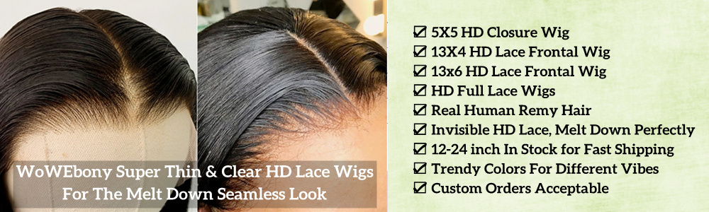 Invisible Lace Wigs, Invisible HD Lace Front Wigs, Undetectable HD  Transparent Lace Wigs Single Knots Lace Wigs