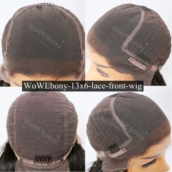 Wow 3 tone human outlet hair lace front wig