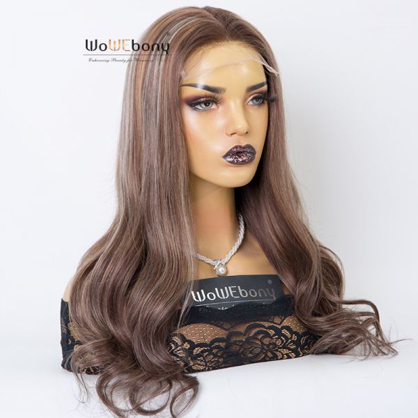 WoWEbony Medical Wig For Alopecia Luxury Virgin Hair Balayage